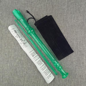 <span class=keywords><strong>Flauta</strong></span> de color transparente, <span class=keywords><strong>flauta</strong></span> recta de 8 agujeros, Instrumento de ocho agujeros, llave G alemana, Inglés para principiantes - Product Image 4