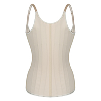 Entraîneur de taille en Latex d'os d'acier 25 pour femmes Gilet de contrôle du ventre avec bandoulière réglable