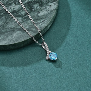 Alin moda mujer joyería piedra Natural <span class=keywords><strong>diamante</strong></span> estrella clavícula cadena encanto mujer <span class=keywords><strong>collar</strong></span> - Product Image 4