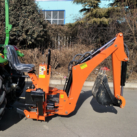 Tracteur pelleteuse avec attelage 3 points Pelle rétrocaveuse remorquable à 3 points avec CE