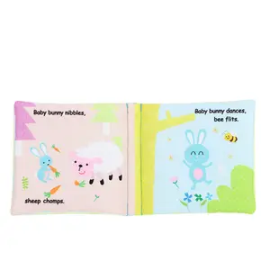 High Quality Custom Wholesale Baby Soft Cloth Book Childrens Educational Toys