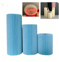 Colonne de papier style romain JD-B-248 de la marque JD, vente en gros d'usine, pour décoration d'allée de mariage, colonne de dessert, centre de table pour baby shower et anniversaire