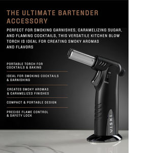 Encendedor de Antorcha Portátil de Acero Inoxidable con Llama Jet, Resistente al Viento, Recargable con Gas Butano, para Cigarros y Cigarrillos, Accesorio para Fumar - Product Image 2