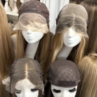 Perruques en Cheveux Humains Vierges Remy Européens de Qualité Supérieure, Base en Soie, Balayage, Cuticules Alignées, Perruque Frontale HD en Dentelle Brute, Perruques Casher Juives