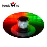 Fabricant de feux marins solaires tricolores (rouge, vert, blanc) portée de 3 milles marins pour barges et remorqueurs