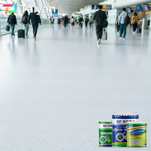 Sustainable Epoxy Colored Quartz Self-Leveling <strong>Floor</strong> Coating Color Sand Self Leveling <strong>Floor</strong> <strong>Paint</strong> for <strong>Green</strong> Commercial - Product Image 5