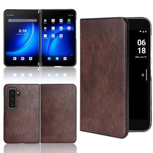 Étui pour <span class=keywords><strong>Microsoft</strong></span> Surface <span class=keywords><strong>Duo</strong></span> <span class=keywords><strong>2</strong></span> 8,3 pouces, motif peau de litchi, cuir PU et PC, housse de protection pour téléphone <span class=keywords><strong>Microsoft</strong></span> Surface Duo2 - Product Image 4