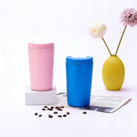 Gobelet isotherme en acier inoxydable personnalisé avec logo, idéal pour le café froid à la maison et au café
