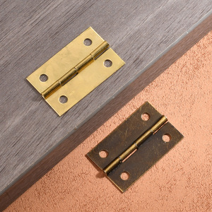 Boîte cadeau en fer de style ancien - Petite boîte à charnière - 1,5 pouce - Charnière 34x22mm - Ouverture durable à 180° - Pour usage scolaire et hospitalier - Product Image 1