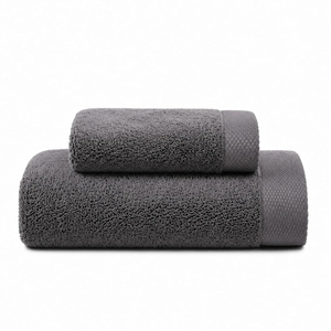 Dark Grey 100% Cotton <b>Shower</b> <b>Towel</b> Comfortable <b>Towel</b> Luxury Hotel Bath <b>Towel</b> - Product Image 1