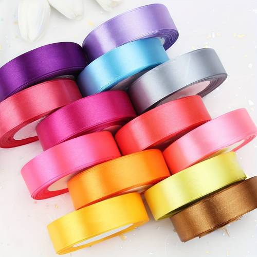 Wholesale 2 Inch 196 Colors Double Face Satin Ribbon 6mm 4cm 5cm Polyester Printed personalized Gift ribbon for flowers