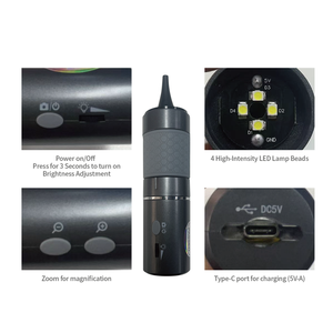 เครื่องตรวจกล้องดิจิตอลทางสัตวแพทย์ HD แบบพกพากล้องส่องตรวจทางสัตวแพทย์กันน้ำมีแอพสำหรับคลินิกสัตว์เลี้ยง - Product Image 5