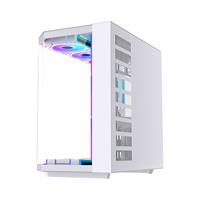 Lovingcool ATX Full Tower PC Gaming Case 10pcs ARGB Fans & M-ATX Chassis 155mm Radiator Support Ready Stock