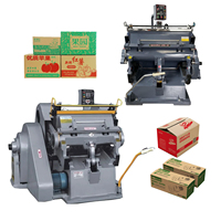 Máquina Semiautomática de Corte y Plegado de Cartón para Procesamiento de Productos de Papel, con Entrega Rápida, la Más Vendida