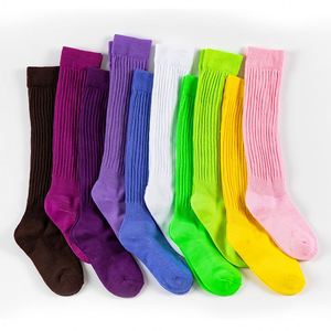 Hot Sale Popular Plain Solid Color <b>Winter</b> Fashion Elastic Knee High Slouch Woman <b>Socks</b> - Product Image 4