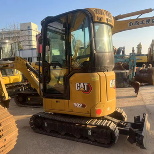 รถขุดขนาดเล็กมือสอง Caterpillar CAT302CR ราคาถูก 3 ตัน เครื่องยนต์ Kobelco ได้รับการรับรองมาตรฐาน CE รุ่นปี 2022 ความจุบุ้งกี๋ 0.3 ลูกบาศก์เมตร พร้อมส่งออก - Product Image 1