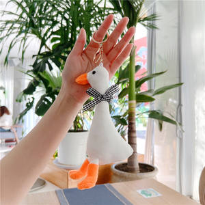 हंस प्लश खिलौना नेटवर्क लाल डौयिन के साथ लाल डौयिन लाल गुज बैग लटकाने वाली थोक कुंजी चेन रिंग - Product Image 5