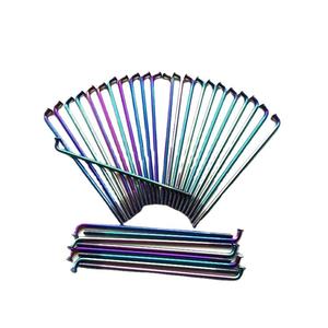 BST-TI Chất lượng cao Cầu Vồng xe đạp leo núi Titan nan hoa BMX nói Bánh Xe Xe Đạp - Product Image 1