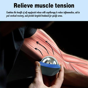 Alat terapi rol pijat olahraga, alat terapi panas dingin untuk betis punggung <span class=keywords><strong>Myofascial</strong></span> pelepas nyeri otot - Product Image 2