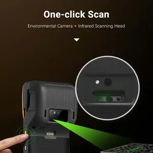 5,5 pulgadas 4G Smart Pos Handheld Wireless NFC Android8.0 Caja registradora Facturación Huella digital NFC Handheld Pos Device Terminal