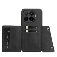 Funda Magnética para Xiaomi 17T Pro 5G con Diseño Retro, Sensación de Piel, Múltiples Ranuras para Tarjetas, Protección RFID de 360° y Doble Hebilla