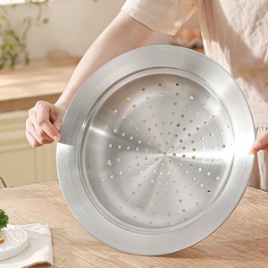 Plateau de cuisson <span class=keywords><strong>vapeur</strong></span> en acier inoxydable avec couvercle pour la maison – Idéal pour pains <span class=keywords><strong>vapeur</strong></span>, raviolis, poisson, légumes et plus – <span class=keywords><strong>Cuiseur</strong></span> <span class=keywords><strong>vapeur</strong></span> multifonctionnel pour la cuisine - Product Image 2