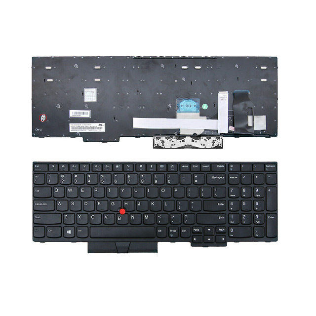 Laptop Keyboard for Lenovo ThinkPad E580 E585 L580 P52 P72 Backlight US Keyboard computer part