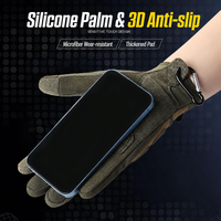Gants tactiques durables de style Techwear, demi-doigts, antidérapants, pour l'escalade professionnelle, la randonnée, le cyclisme, l'entraînement tactique