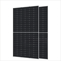 Panneau solaire pliable HJC BIPV de type N tout noir MWT 400W-450W, efficacité 21,48%, système d'éclairage solaire