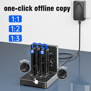 Fideco yeni alüminyum 4 bay usb 4 40Gbps büyük fan nvme ssd yerleştirme <span class=keywords><strong>m</strong></span>.<span class=keywords><strong>2</strong></span> nvme klon teksir - Product Image 2