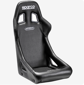 Sedile da Corsa YLC SPRINT con Telaio in Acciaio, Sedile a Guscio per Auto Compatibile con <span class=keywords><strong>SPARCO</strong></span> - Product Image 3