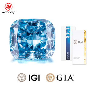Diamanti Coltivati in Laboratorio Redleaf con Certificato IGI, Taglio Rotondo e Fantasia, Colori Blu HPHT CVD, 1CT 2CT 3CT 4CT 5CT per Creazione di Gioielli - Product Image 2