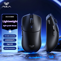 Souris de jeu sans fil AULA SC580SE 10000 DPI filaire/2.4G/BT à trois modes