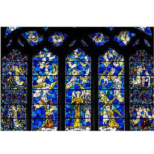 Art décoratif d'église, vitrail artisanal, incrustation de verre coloré, artisanat décoratif, vitrail Tiffany pour fenêtre - Product Image 6