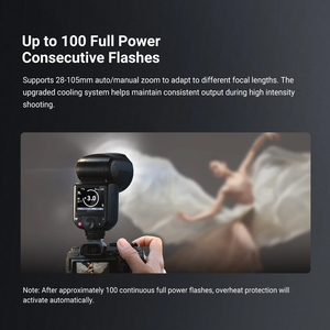 Flash Speedlite NEEWER Z2 PRO 24G TTL HSS de Cabeza Redonda para <span class=keywords><strong>Sony</strong></span>, Compatible Inalámbricamente con Godox/M TCM Switch // Cámaras - Product Image 3