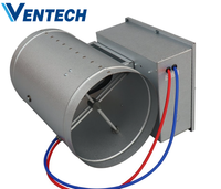 Ventech Hvac Amortisseur de contrôle du volume d'air Terminal simple conduit Systèmes Hvac Vav Amortisseur à volume variable Boîte à air Amortisseur Vav