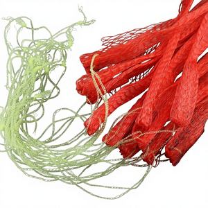 Sacs en filet réutilisables JCBIZ en PP, petits, rouges, pour pastèques, avec cordon de serrage, pour l'emballage et le jardinage - Product Image 1