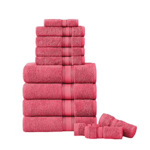 Ensemble de serviettes de bain en coton tissé OEM, pour hôtel et usage domestique, douces, absorbantes, hypoallergéniques, écologiques, respectueuses de la peau, serviettes de luxe pour spa et salle de sport - Product Image 2