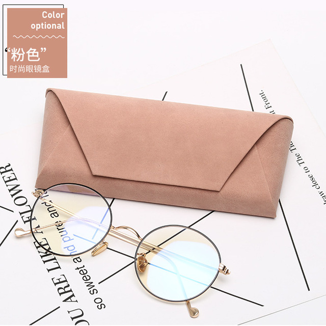 Higo Handmade Leather Glasses case Pressure Resistant Pouch