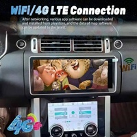 NAVIRIDER IPS Android 1920x720 Écran rabattable intégré Tableau de bord Land Rover Range Rover 2013-2023 Autoradio GPS Garantie 1 an
