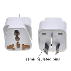 AU-Stecker adapter Typ I Isolierte Funktions buchse EU/UK/AU/US zu AU 3-poliger Stecker Universal Travel Conversion Plug WD-16-1 - Product Image 3
