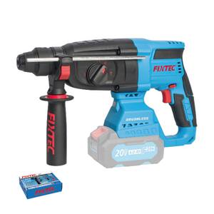 FIXTEC Outil électrique sans fil robuste 20V, marteau perforateur sans balais avec forets SDS FCRH2601-42, marteau-piqueur FCRH2601-42 FCRH260 - Product Image 3