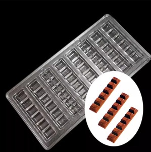 Moule à chocolat en polycarbonate, plateau à bonbons à cavités profondes, moule de cuisson en plastique pour desserts et bonbons, usage industriel - Product Image 2