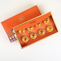 Boîte à pâtisserie en carton blanc écologique de luxe de qualité alimentaire à 8 compartiments pour les fêtes