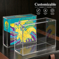 Boîte de présentation personnalisée en acrylique transparent avec couvercle magnétique robuste pour collection de cartes TCG Ascended Heroes Elite Trainer Box