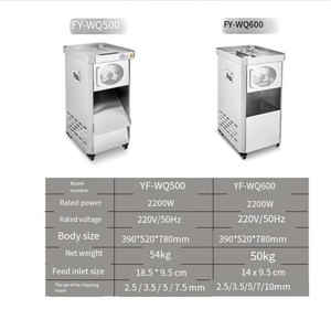 Máquinas para hacer productos cárnicos Máquina cortadora de carne Máquina cortadora y trituradora de carne para cafetería y restaurante - Product Image 3