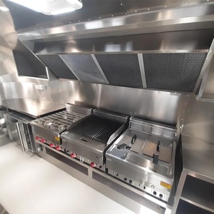 Remolque de Comida Completamente Equipado, <span class=keywords><strong>con</strong></span> Campana Extractora de Aluminio, Acero y Fibra de Vidrio, Certificado CE, para Servicio de Pizza, Dulces y Comida Móvil - Product Image 6
