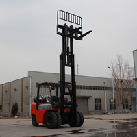 Chariot élévateur à fourche MDT G-019 Chine, 2-5 tonnes, alimenté au GPL, tout-terrain, moteur Cummins, certifié CE/ISO