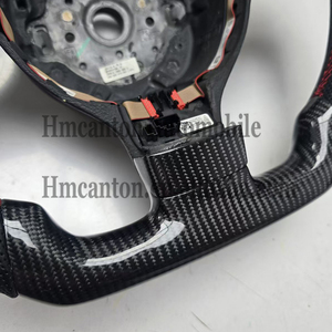 Volante de Fibra de Carbono y Cuero Perforado de Alta Calidad para Volkswagen Magotan B6 - Product Image 5