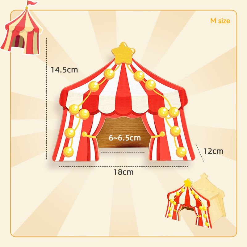 Tente de lumière des étoiles Circus M